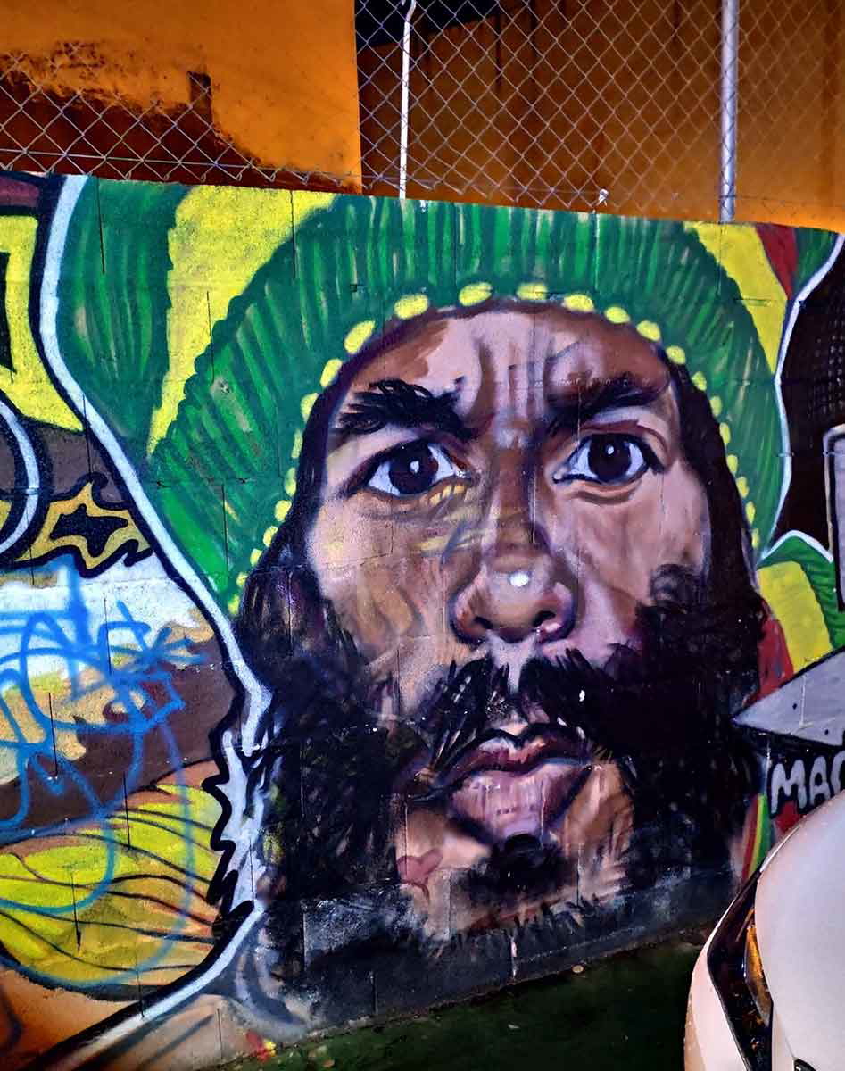 rasta graffiti spain