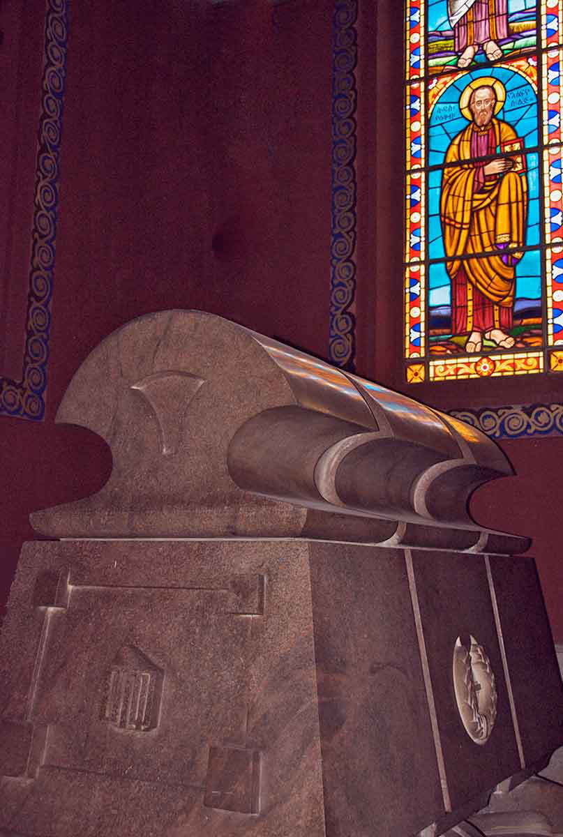 sarcophagus haile selassie