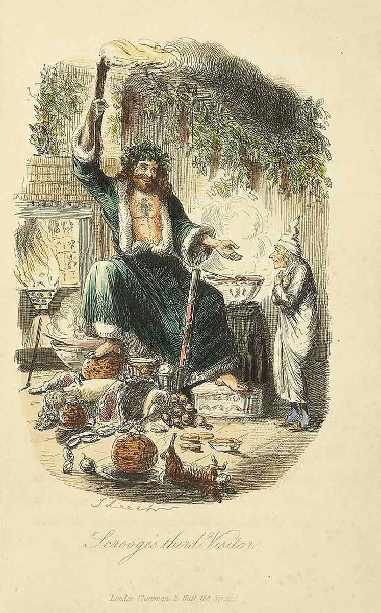 scrooge and ghost
