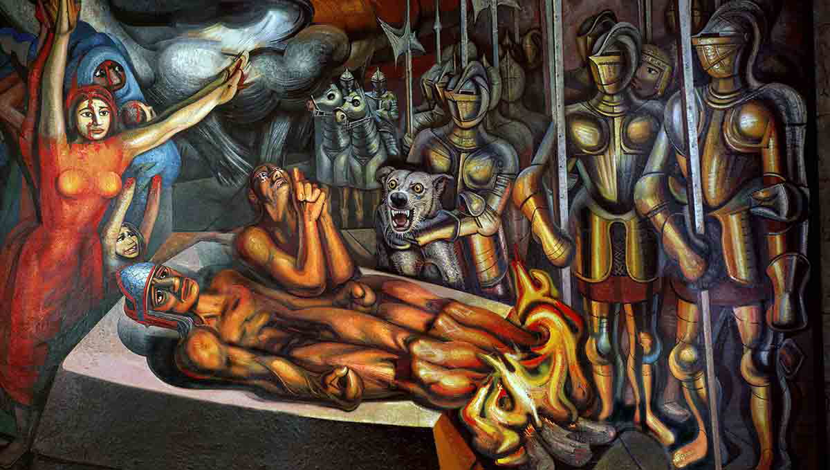 siqueiros torment mural painting