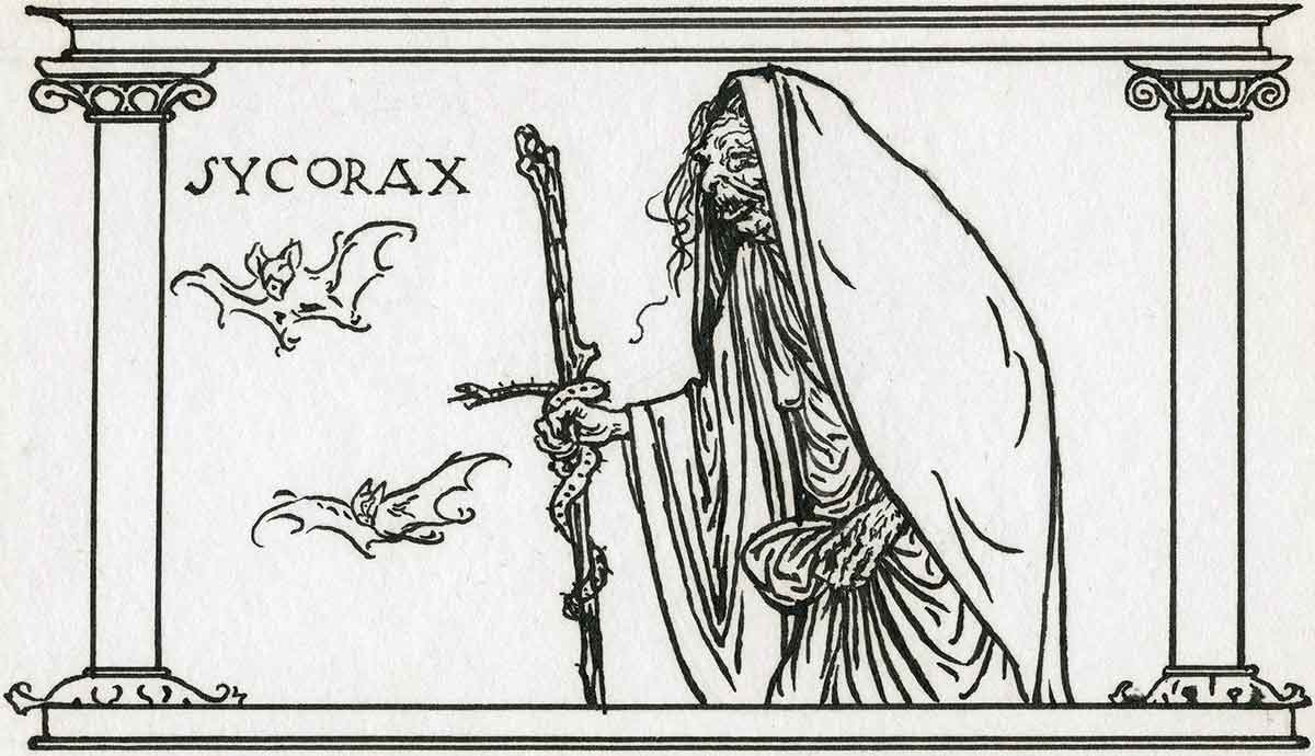 sycorax robert bell witch tempest bat old
