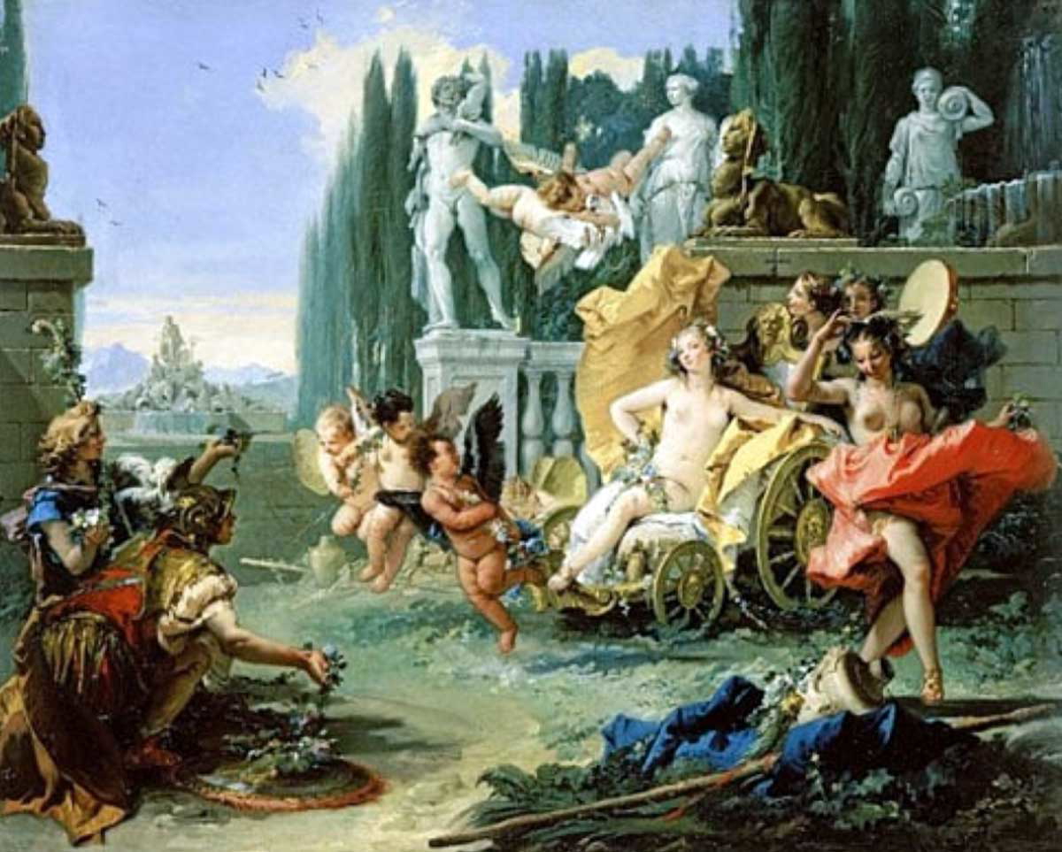 the triumph of flora giovanni battista tiepolo