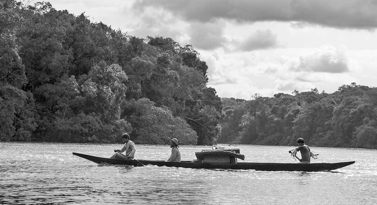 theo boating amazon river