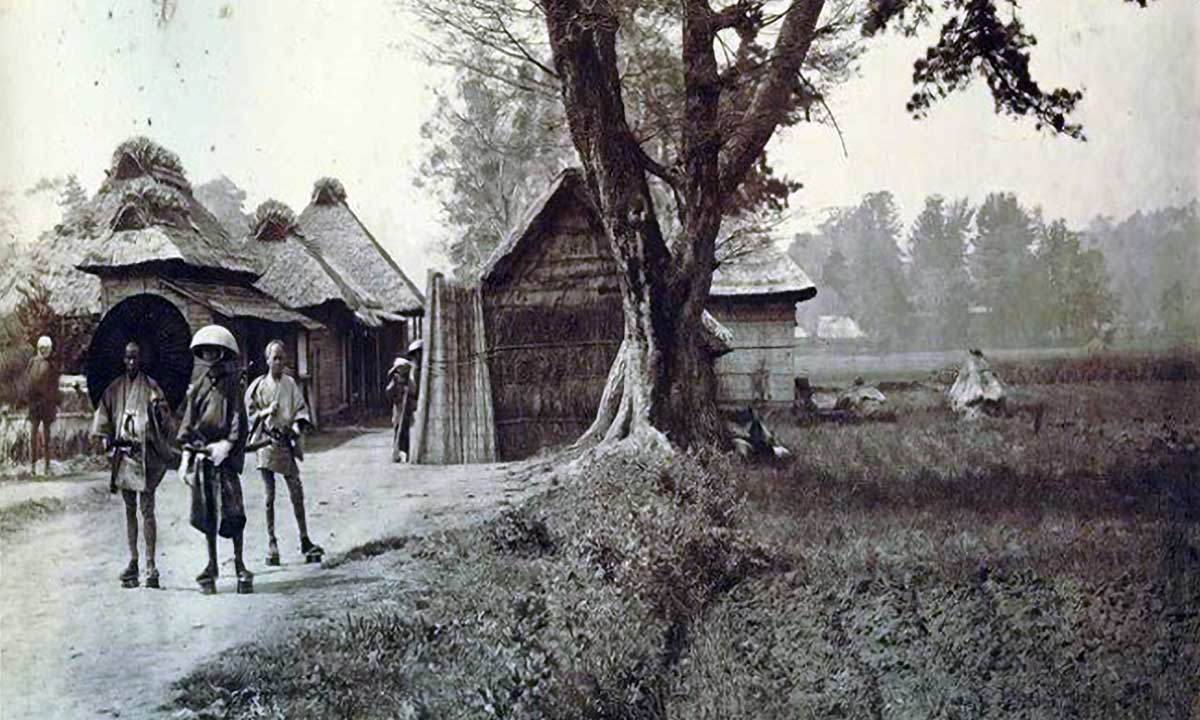 tokaido road village photograph