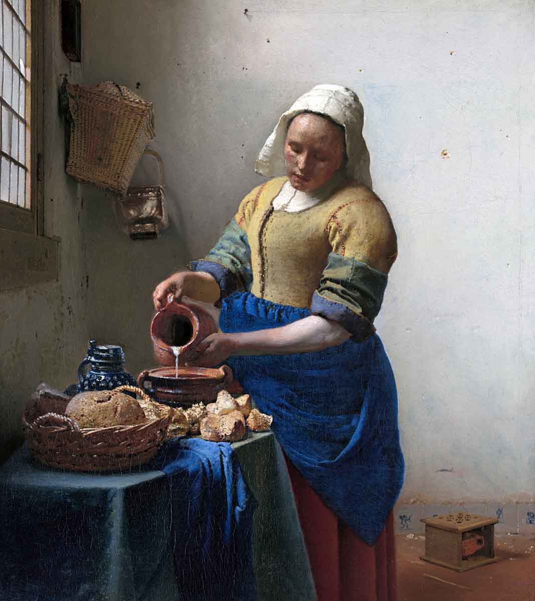 vermeer milkmaid painting