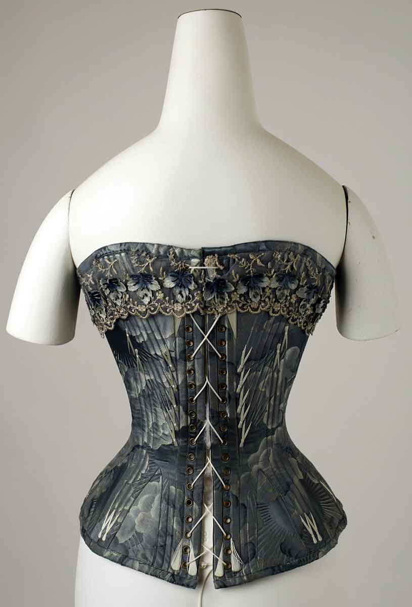victorian fashion corset back photo