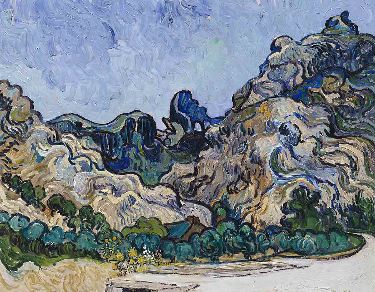 vincent van gogh mountains saint remy