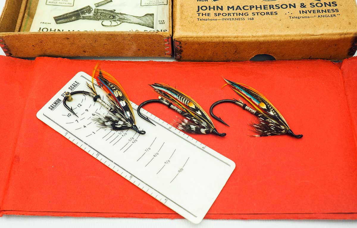 vintage feather flies