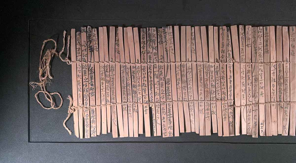 western han dynasty bamboo slips