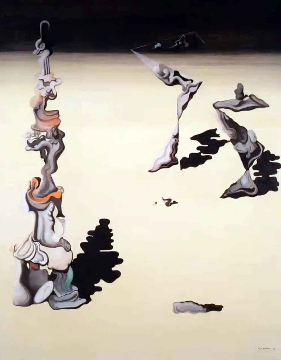 yves tanguy fraud painting