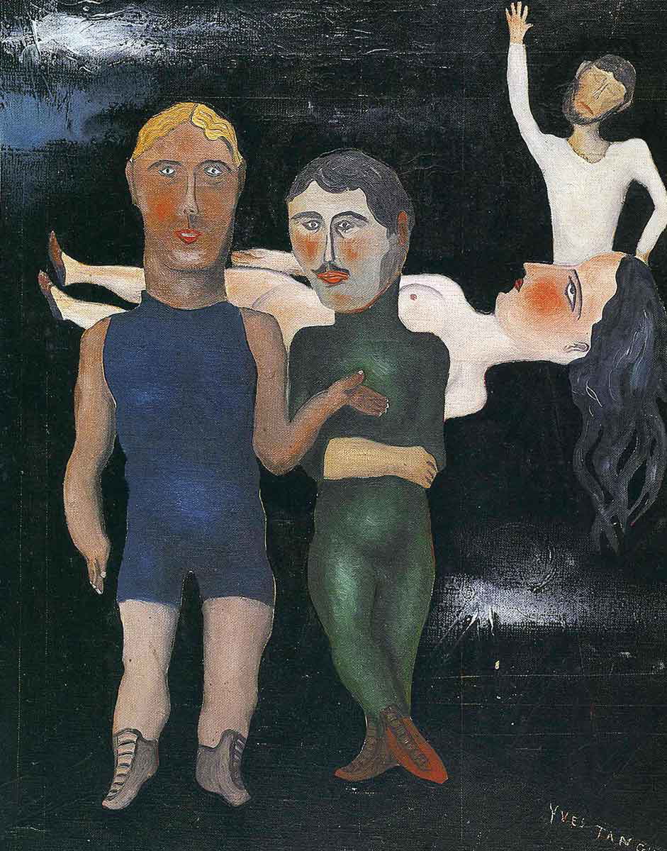 yves tanguy performers painting