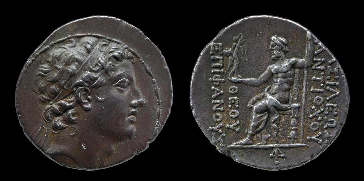 Antiochus IV Silver Coin