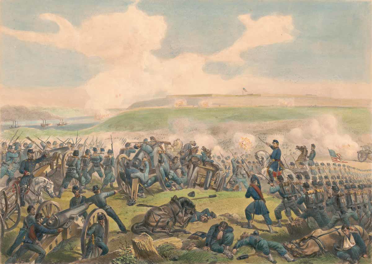 Combat at Henry and Donelson 1862