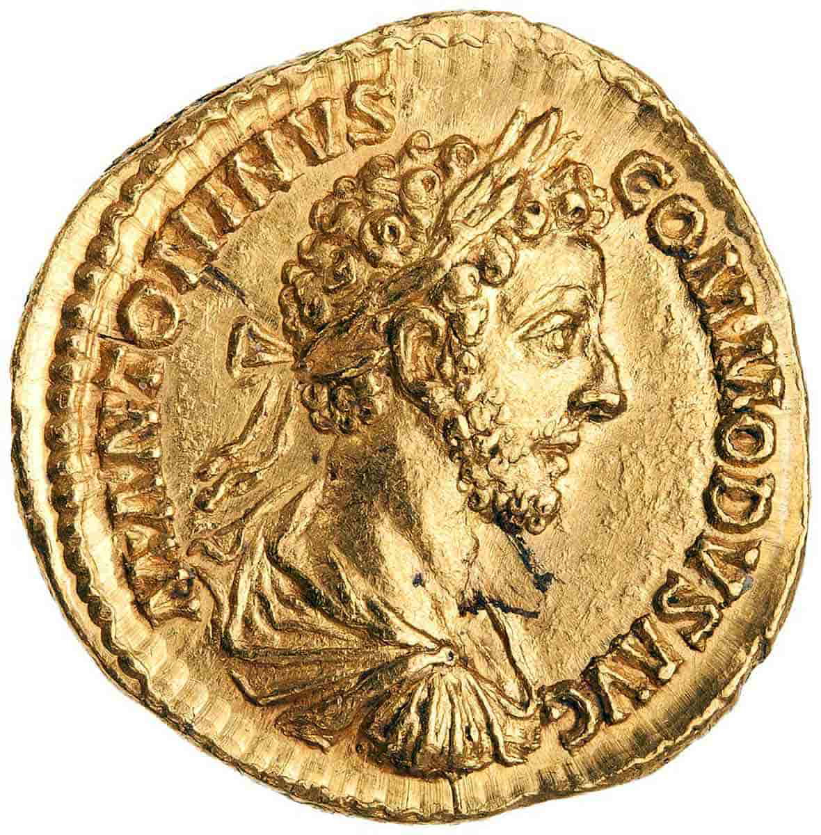 Gold Aureus Commodus