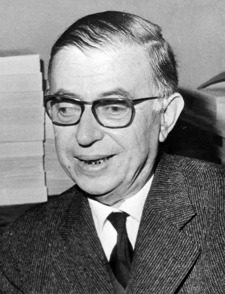 Photo of Sartre from 1965