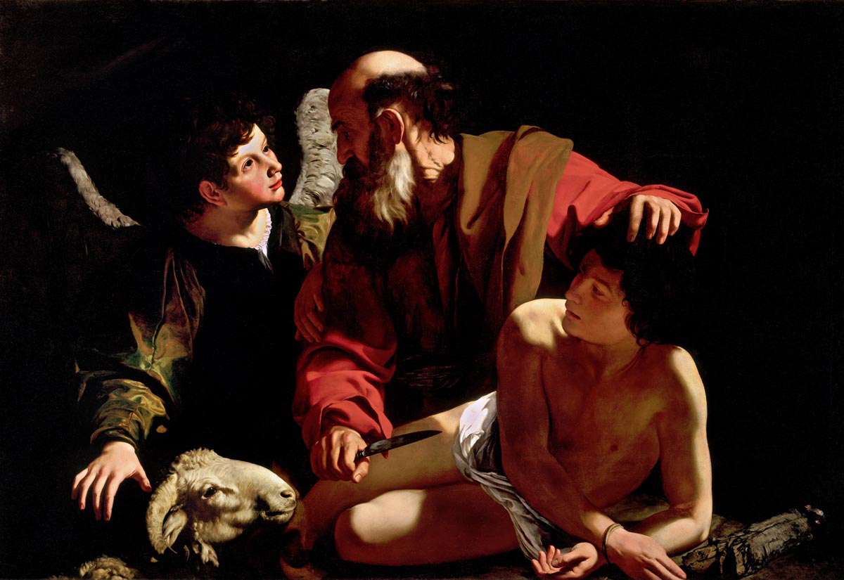 Sacrifice Isaac Caravaggio 1598
