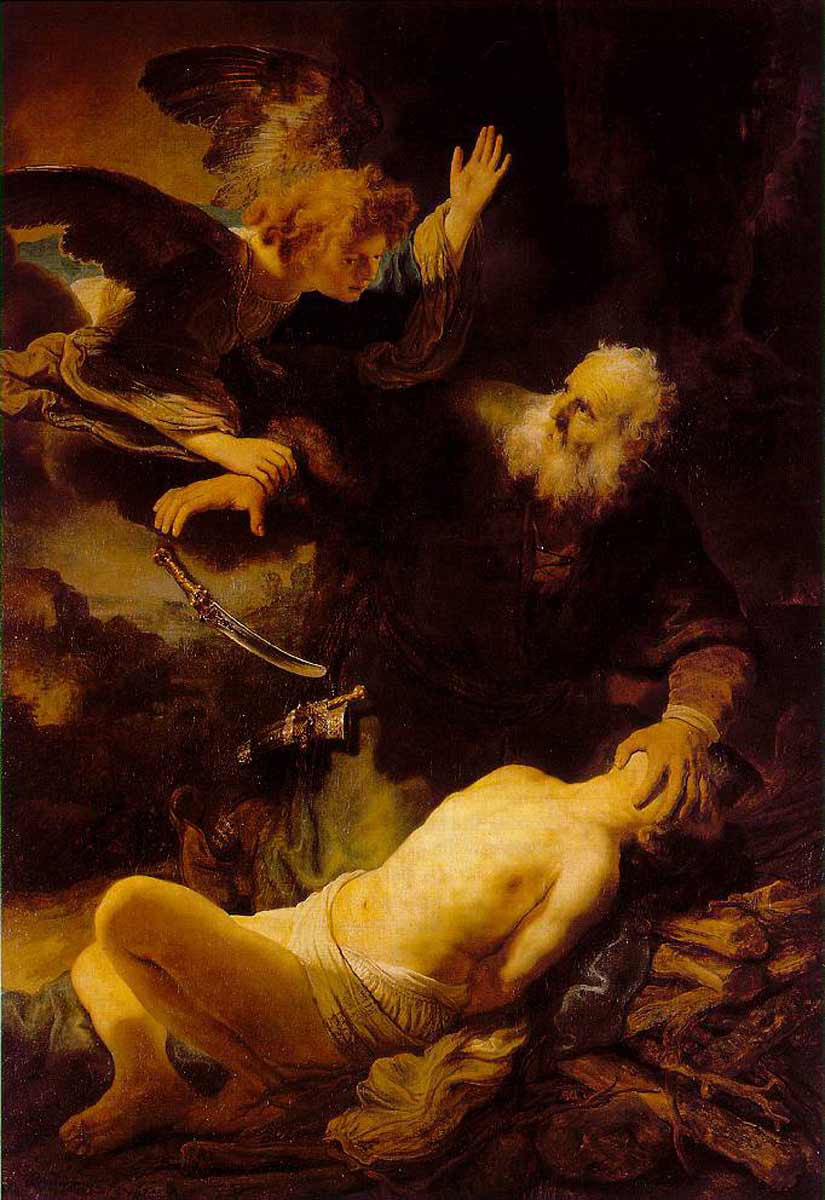 Sacrifice Isaac Rembrandt