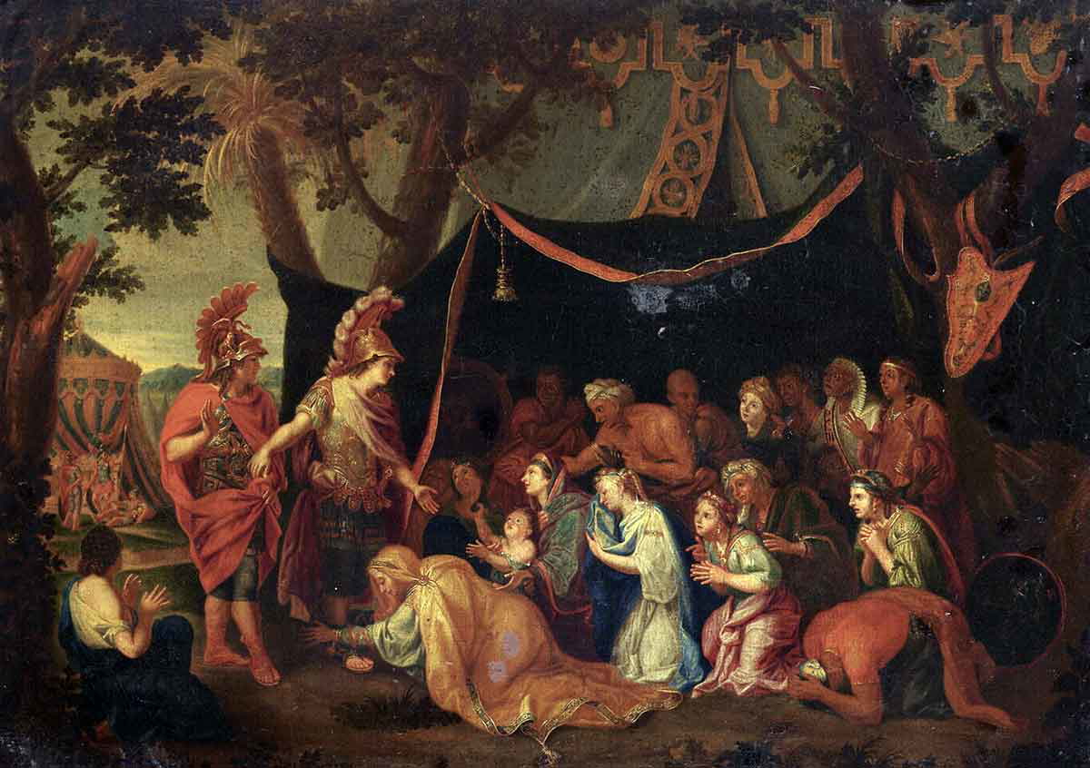 Tent of Darius Le Brun 17th century Louvre