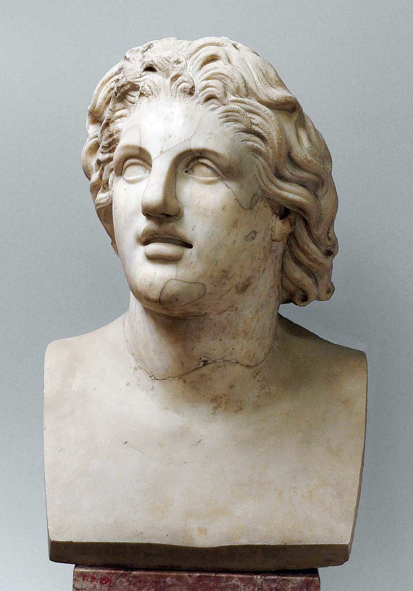 achilles head roman copy