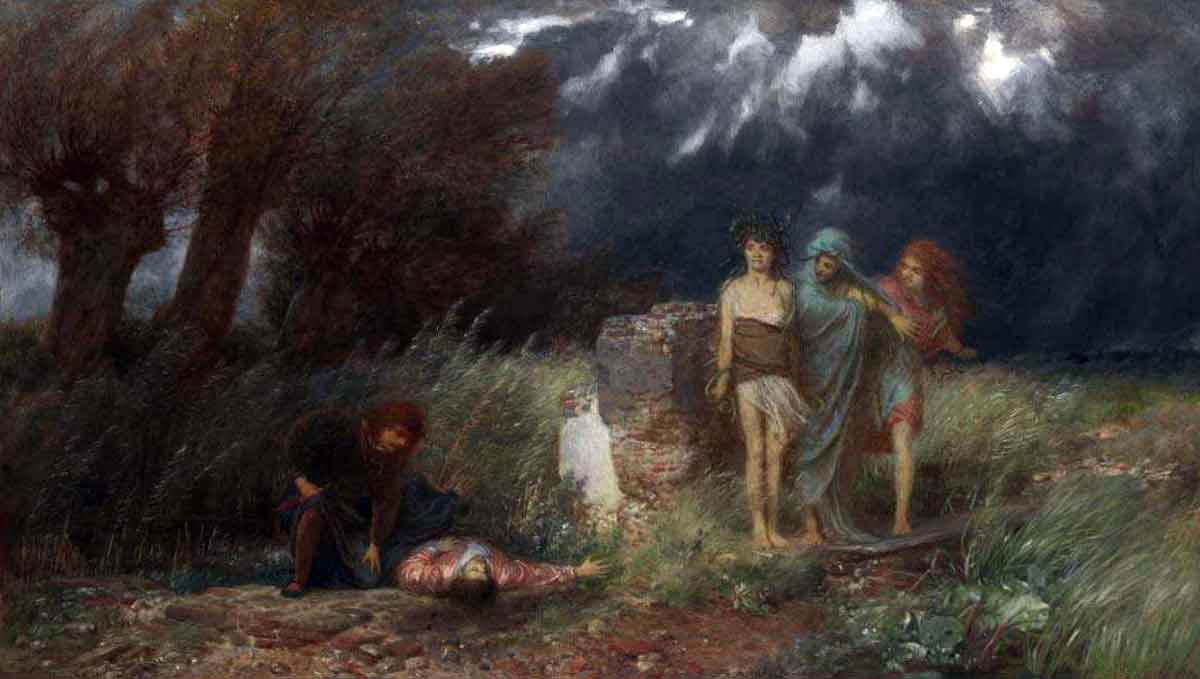 böcklin murderer pursued furies painting