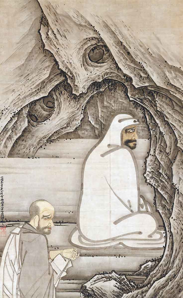 bodhidharma wall gaze