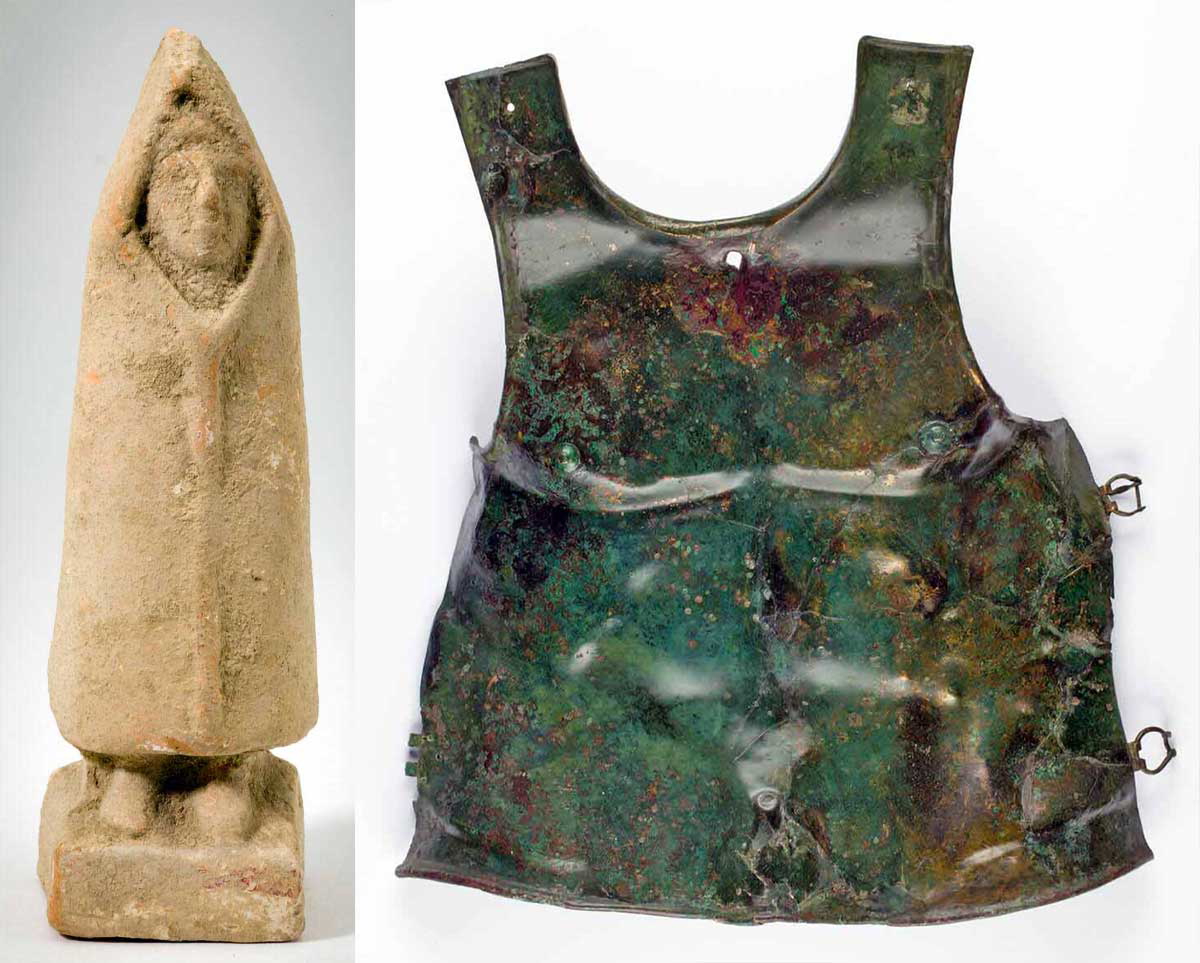 breastplate of muscled cuirass