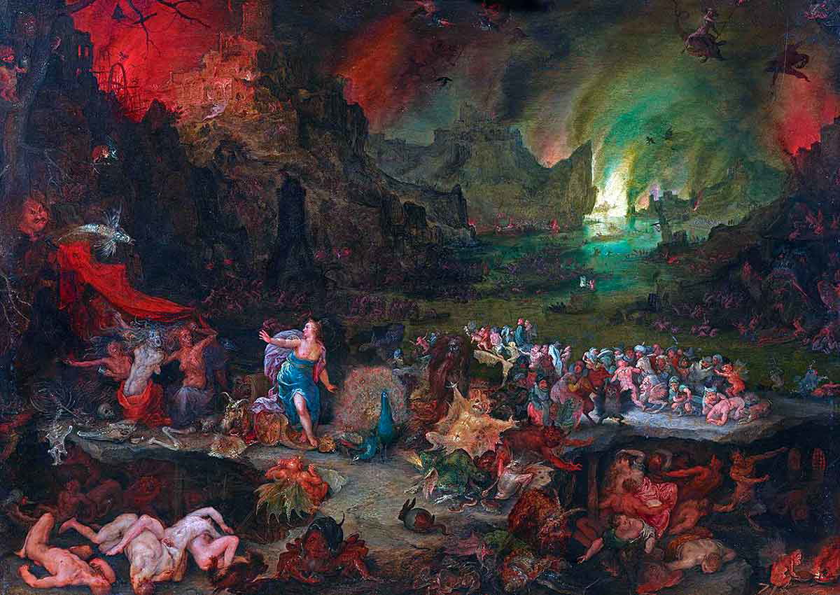 brueghel juno underworld painting