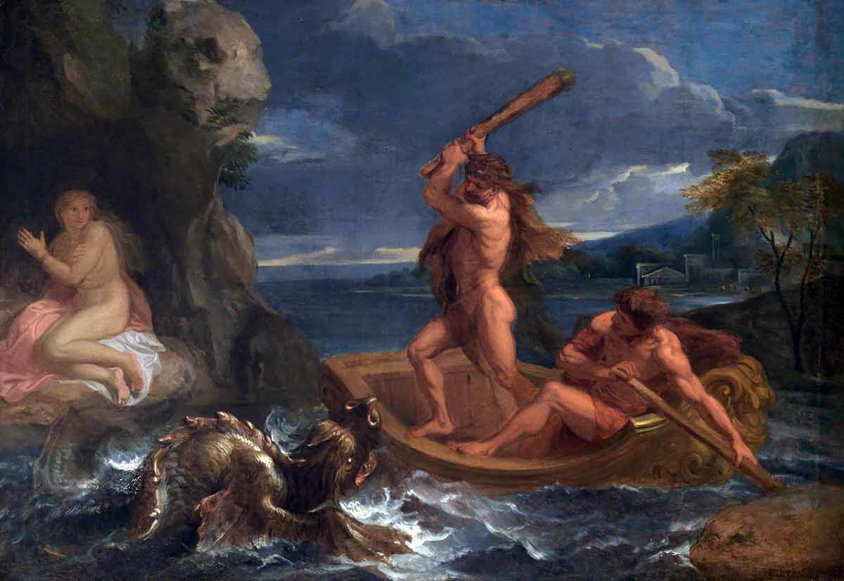 brun heracles frees hesione painting