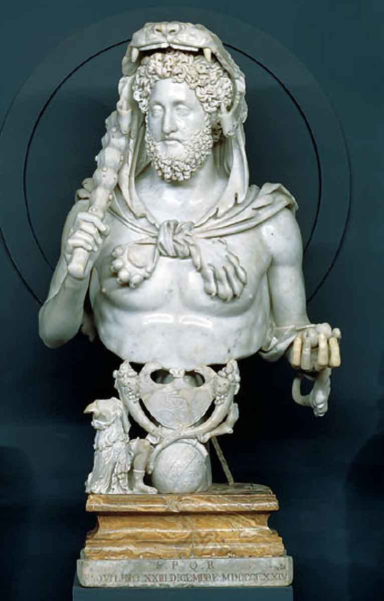 bust commodus hercules