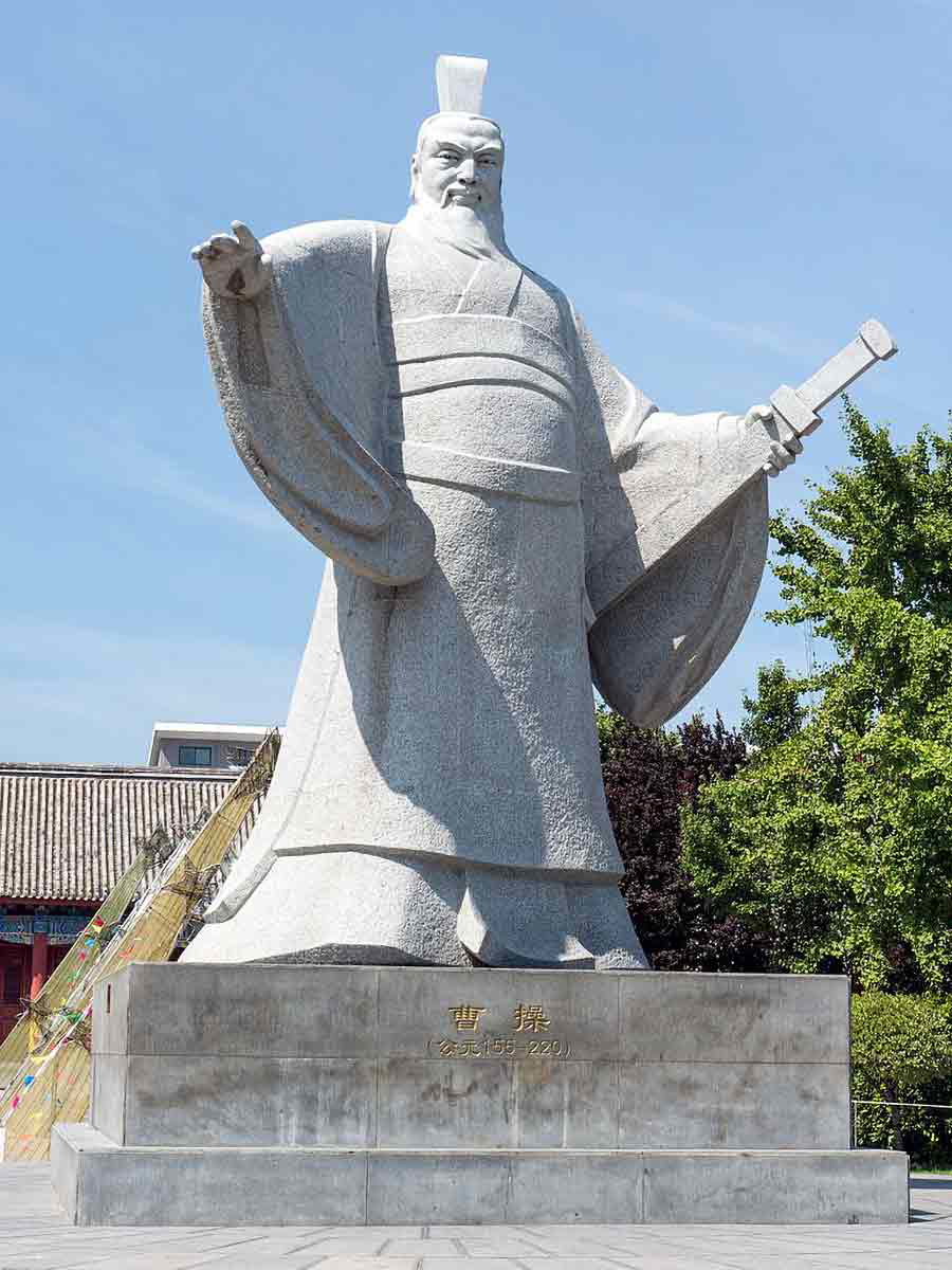 cao cao statue xuchang