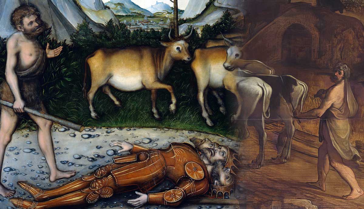 cattle geryon tenth labor heracles hero