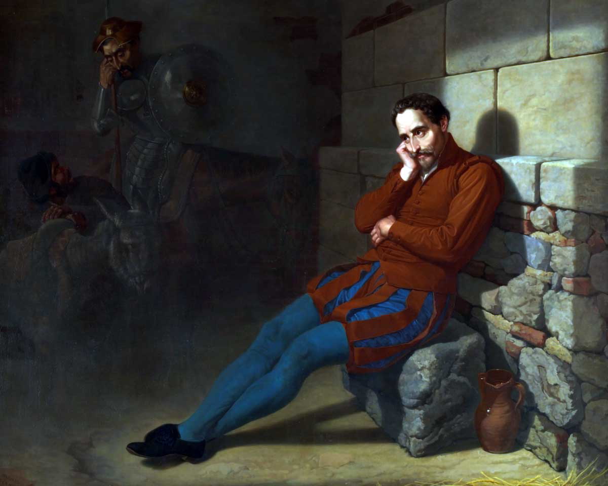 cervantes imagining quixote painting
