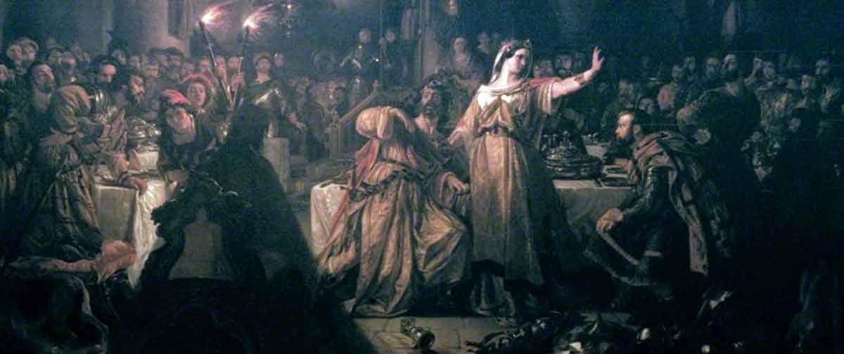daniel maclise the banquet scene shakespeare