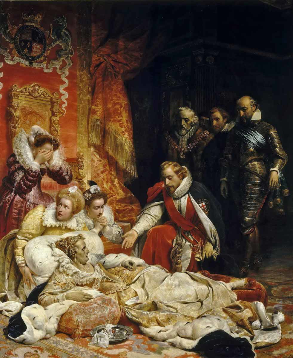 death of elizabeth i paul delaroche 1828