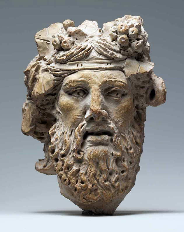 dionysos terracotta head
