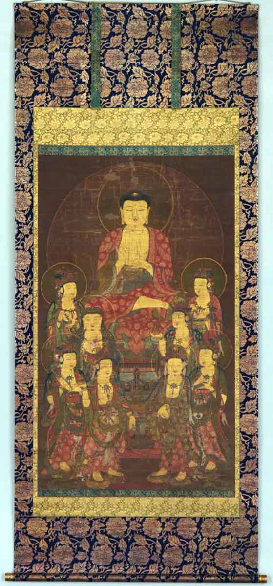 eight great boddhisattvas korean art
