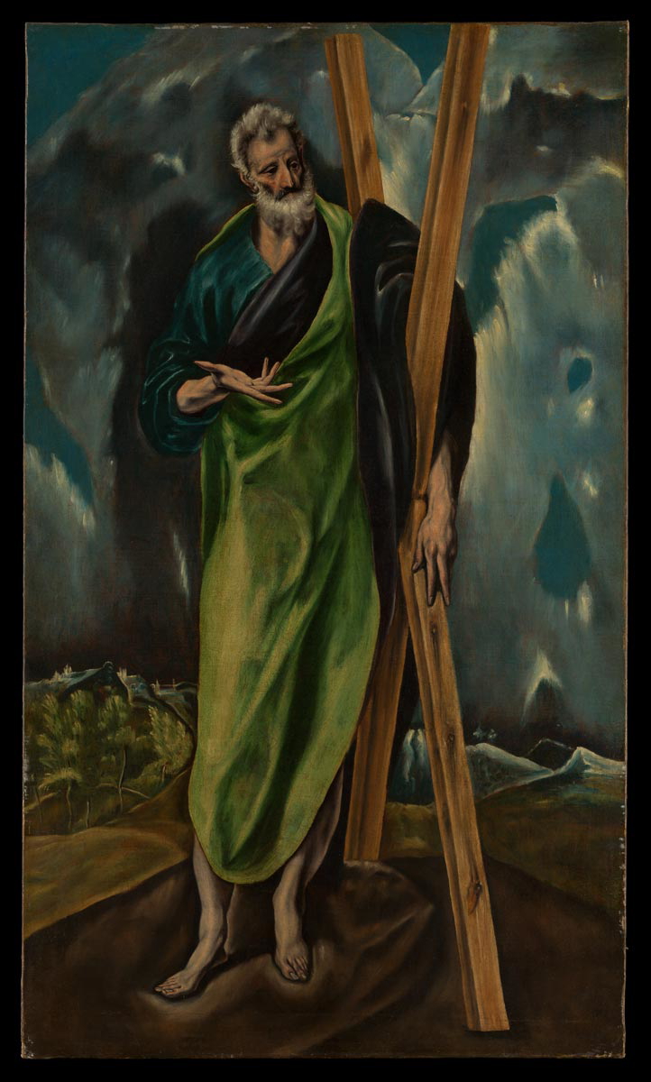 el greco st andrew 12 disciples