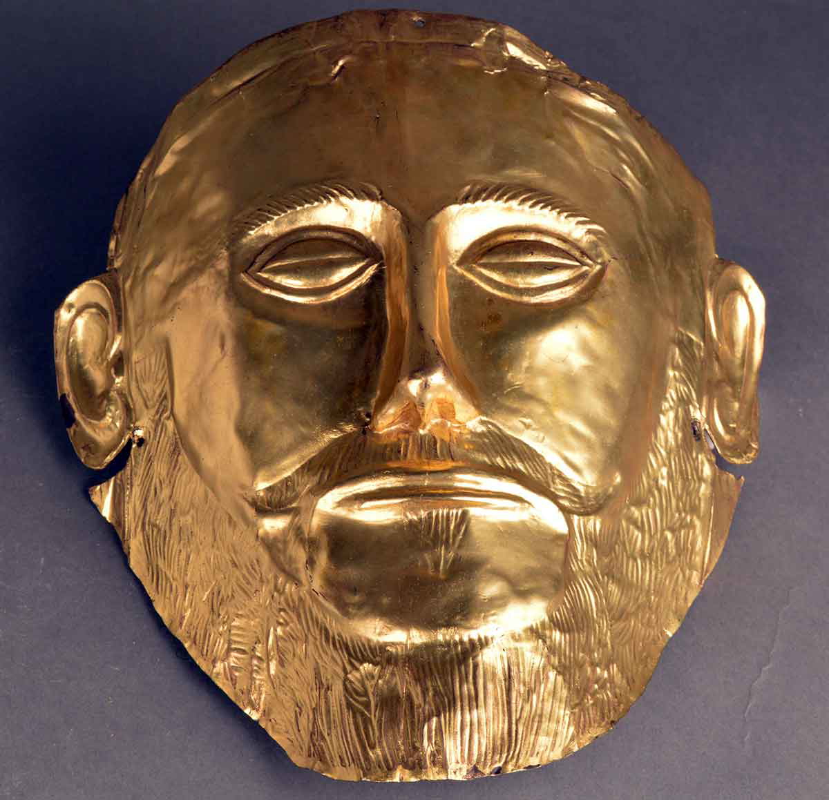 gold mask agamemnon mycenae