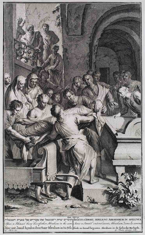gouwen abraham buried isaac ishmael print