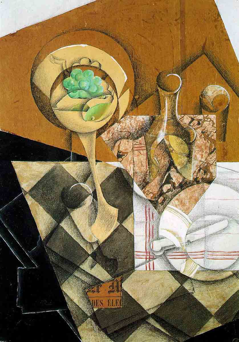 gris carafe collage