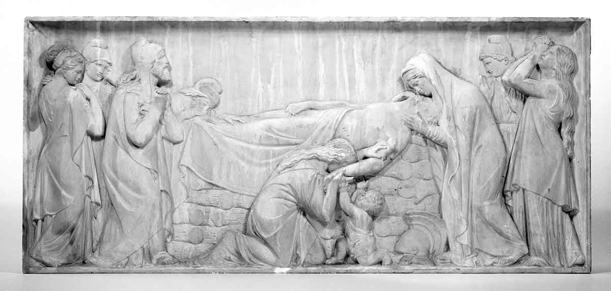 hector funeral pyre relief
