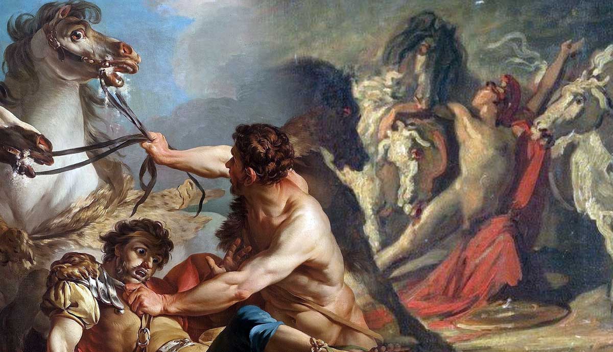 heracles steals mares diomedes eight labor