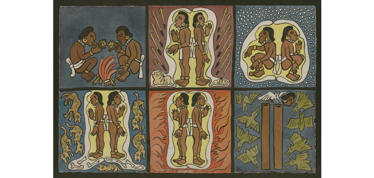 hero twins painting diego rivera