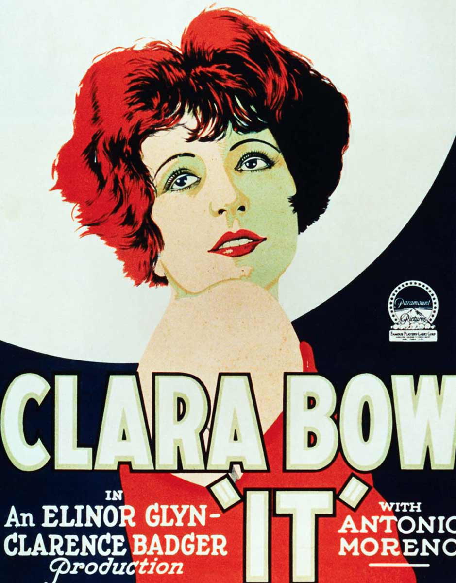 jazz age flapper it poster 1927 bow