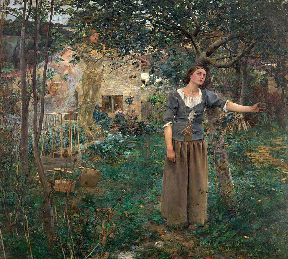 joan of arc in garden