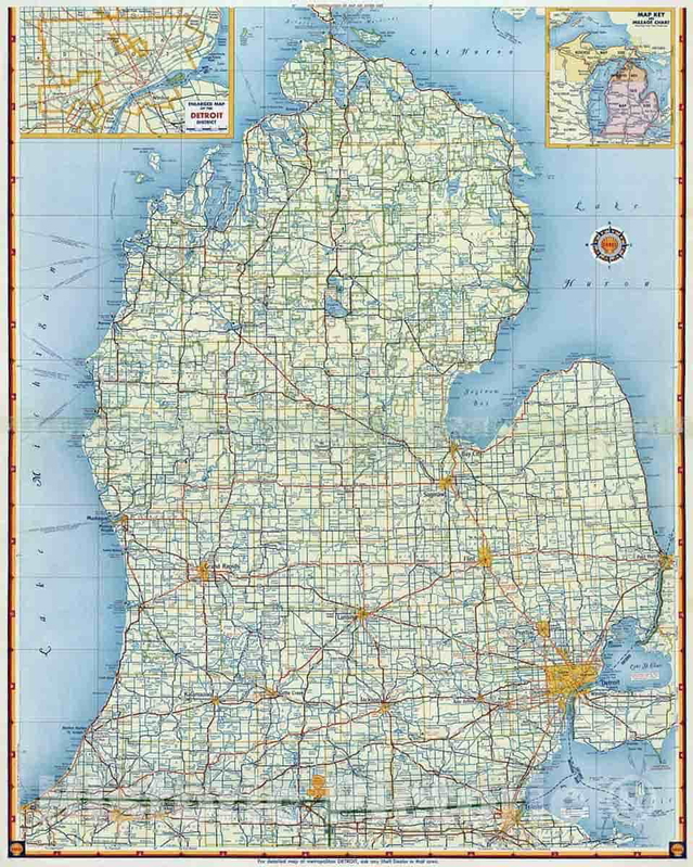 map of michigan 