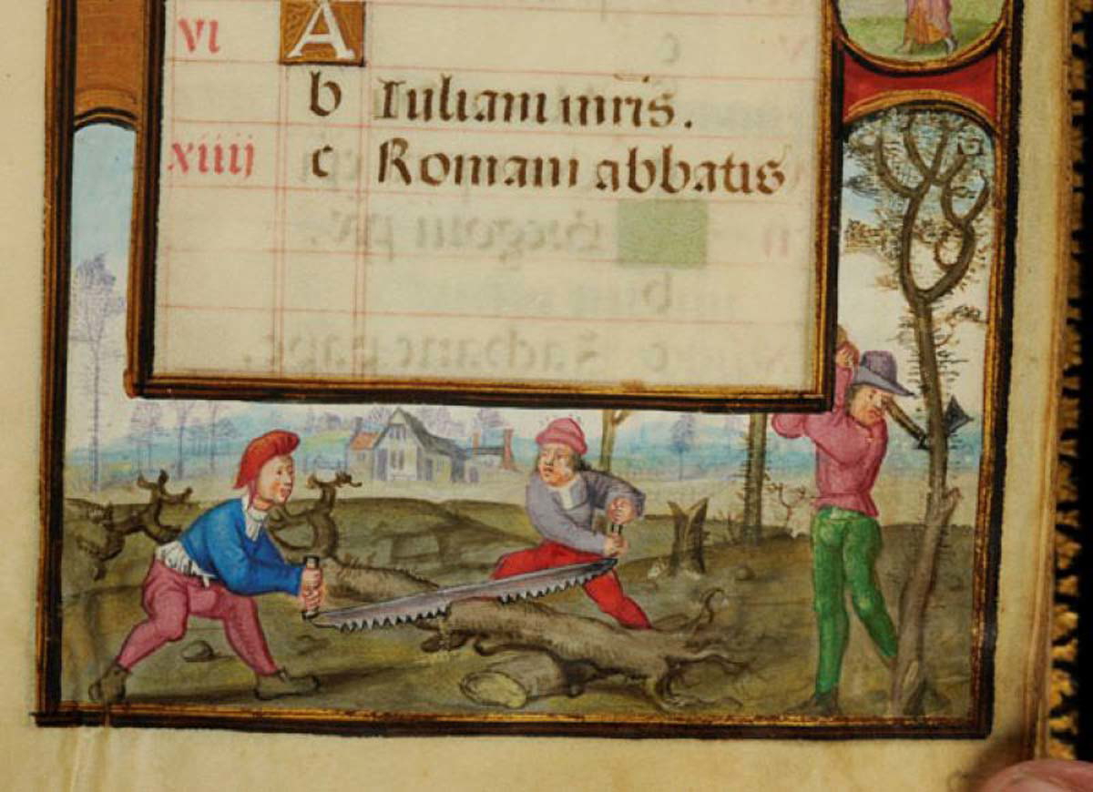 medieval woodcutters pollution and deforestation