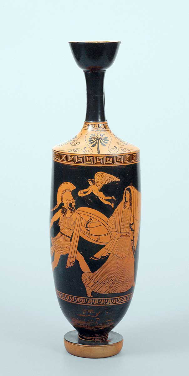 menelaus chasing helen lekythos