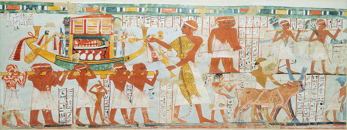 metropolitan museum funerary procession tomb robbing
