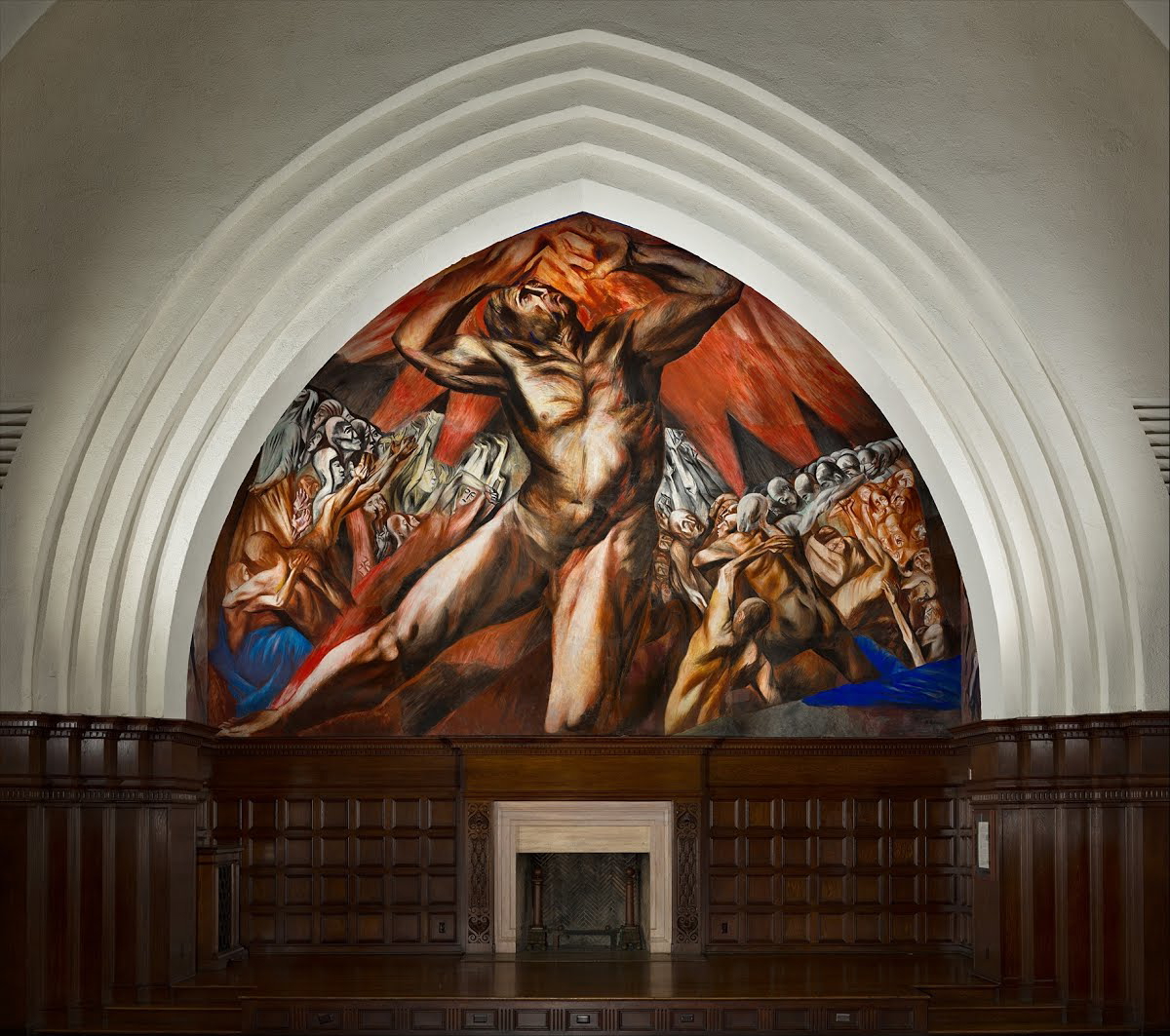 mexican muralism orozco prometheus painting